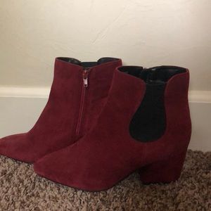 Classy red booties